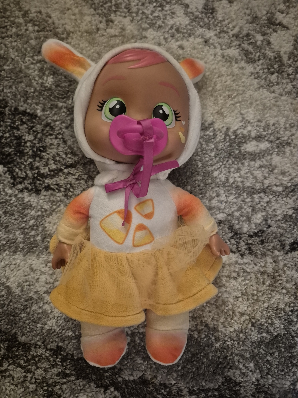 Cry Babies Doll in Candy Corn Costume